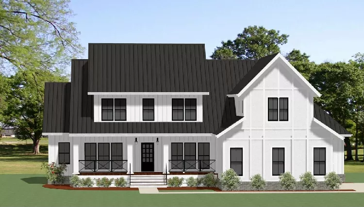 image of country house plan 8724